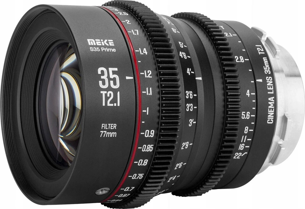 „MeiKe“ vaizdo objektyvas 35 mm f/2.1–22 FF STM, skirtas „CANON EF“ ir EF jungtims / MK-35T21S35-EF