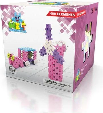 Konstruktorius Meli Basic Pink 400 el.
