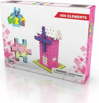 Konstruktorius Meli Basic Pink 600 el.