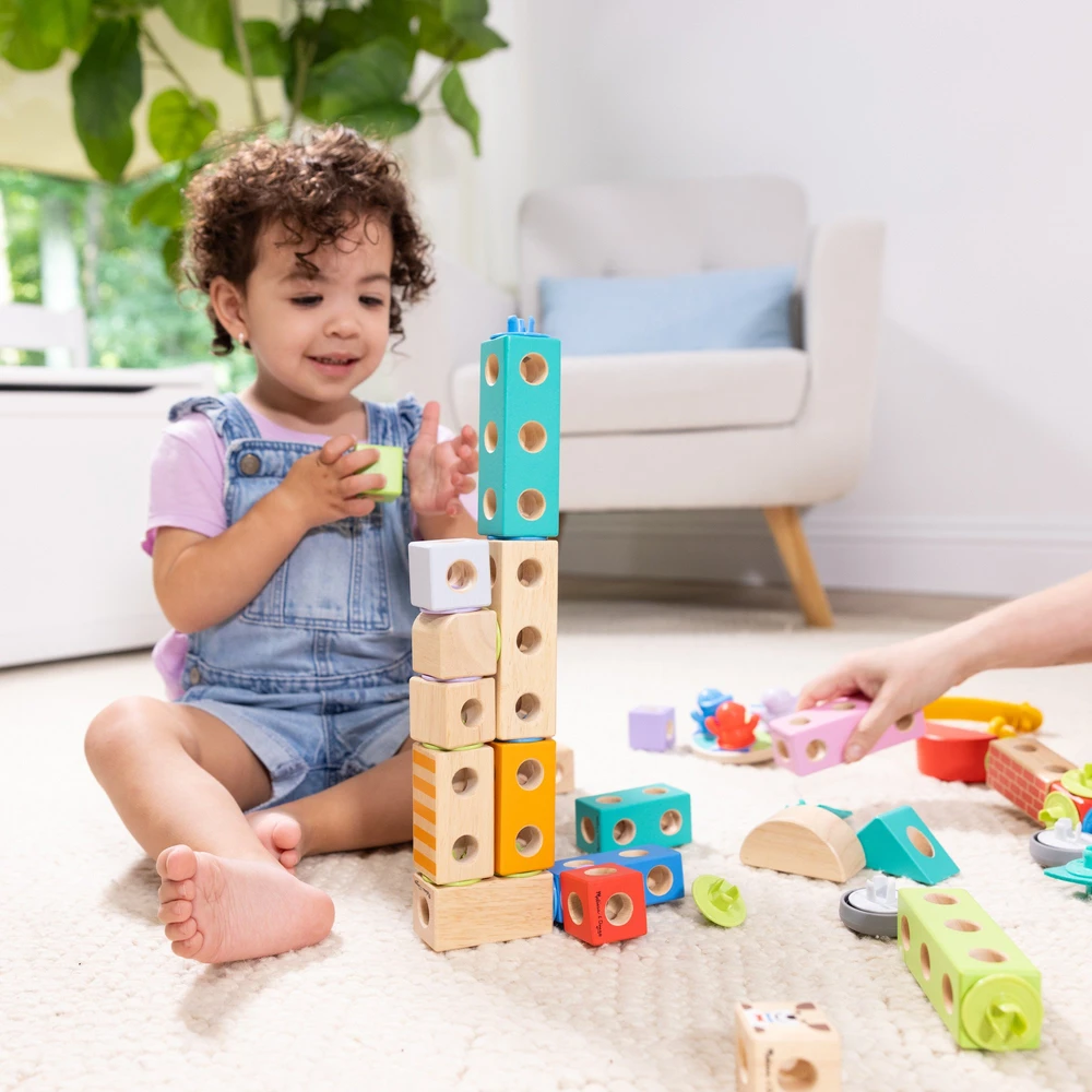 SPN Melissa Doug - Blockables konstravimo rinkinys miestelis (806012)