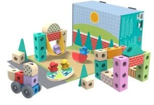 SPN Melissa Doug - Blockables konstravimo rinkinys miestelis (806012)