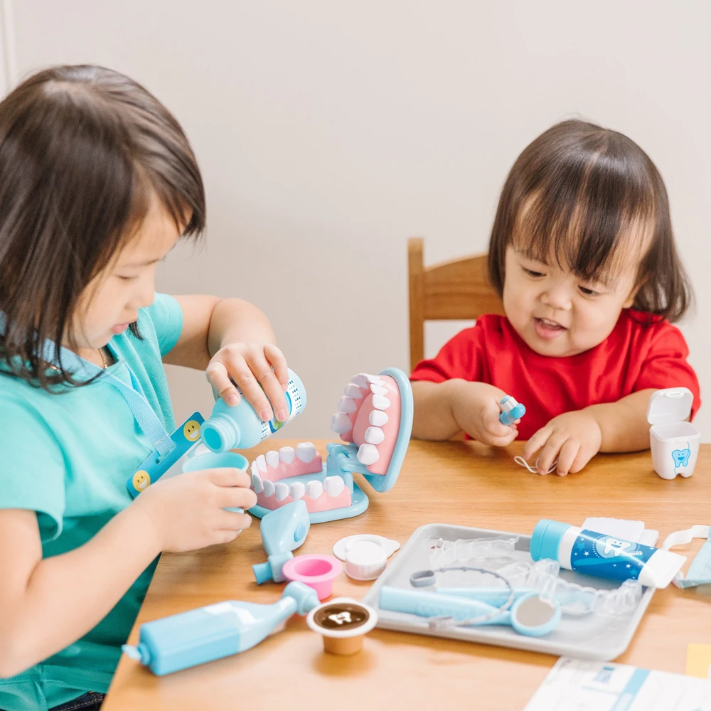 Dėlionė MELISSA & DOUG žaidimų rinkinys „Super Smile“ odontologo žaidimų rinkinys