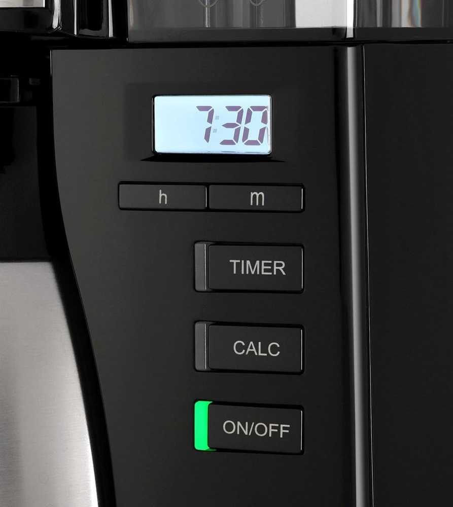 Kavos Aparatas - Melitta 1025-18 10 Puodelių Sidabrinis/Juodas