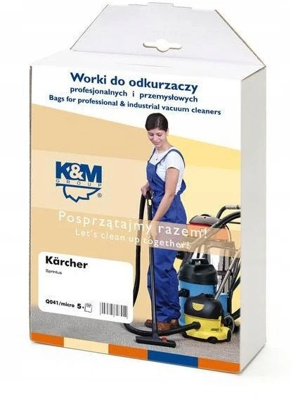 Melitta K&M dulkių siurblio maišeliai KARCHER (4 vnt.)