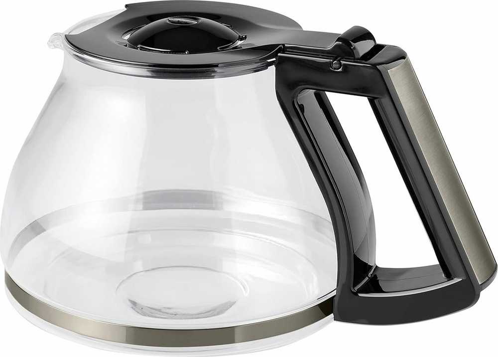 Melitta - Stiklinis ąsotis, skirtas Armomafresh RWT Juodas / Stainless Steel