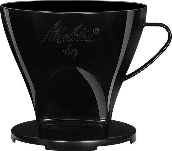 Melitta plastikinis kavos lašintuvas 1x4 juodas