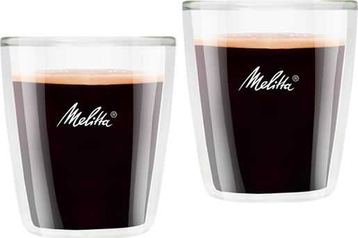 Dvigubo stiklo puodeliai Melitta 80 ml, 2 vnt