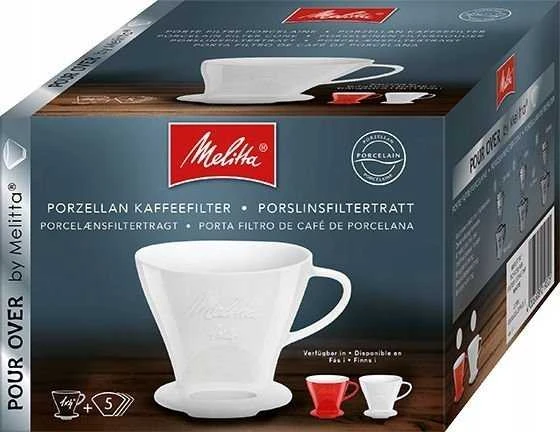 Melitta Melitta porcelianinis kavos lašintuvas 1x4 - Baltas