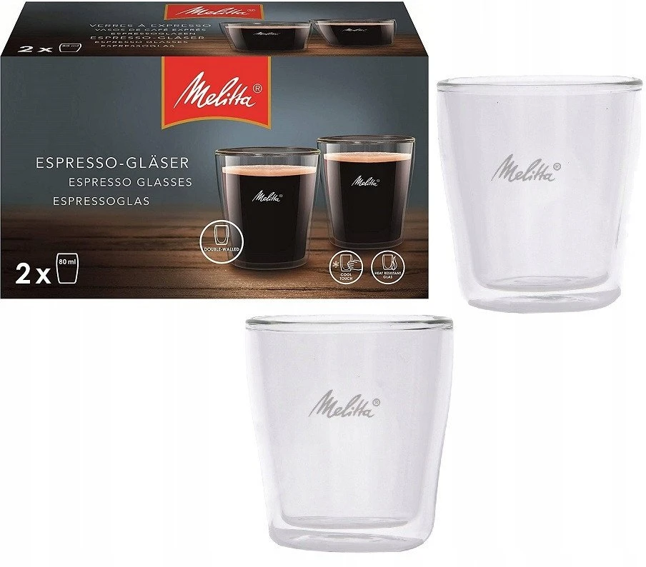 MELITTA dvigubo stiklo puodeliai, 300 ml