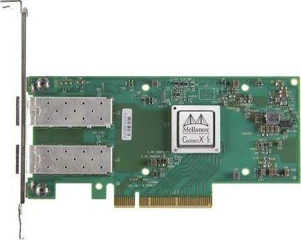 Nvidia Mellanox ConnectX-5 EN tinklo sąsajos plokštė, 10/25 Gbe dviejų prievadų, SFP28, PCIe3.0 x8, aukštas laikiklis, ROHS R6