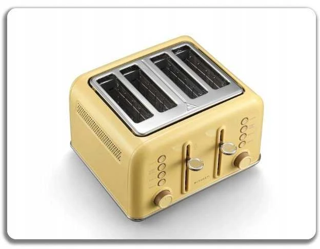 Skrudintuvas BUYDEEM 4 Slice Toaster, modelis DT640E, color Mellow Geltona, EU