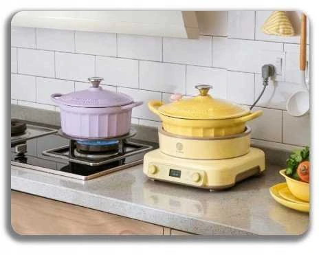Mellow Yellow Mellow Geltona BUYDEEM emaliuotas ketaus indas 3,9 l, modelis CP551, spalva