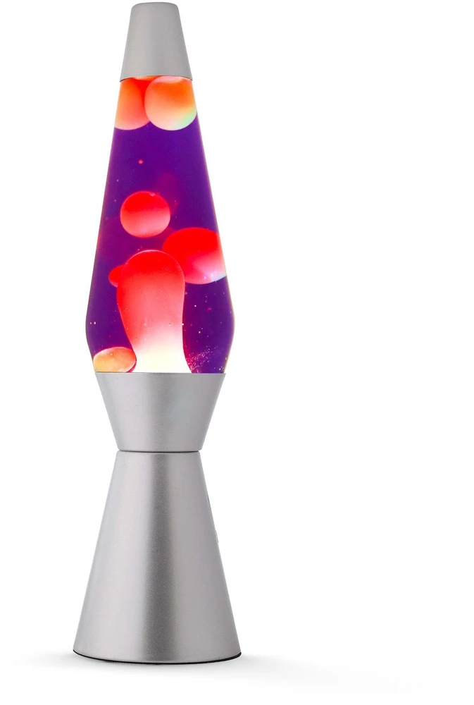 iTotal - Lavos lempa - Violetinis skystis ir geltonas vaškas - 36 cm (XL1799)