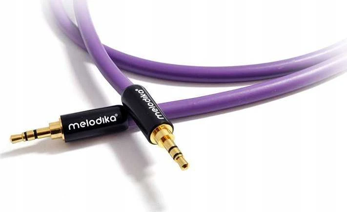 Kabelis Melodika Jack 3.5mm - Jack 3.5mm 8m violetinė (MELO-MDMJ80)
