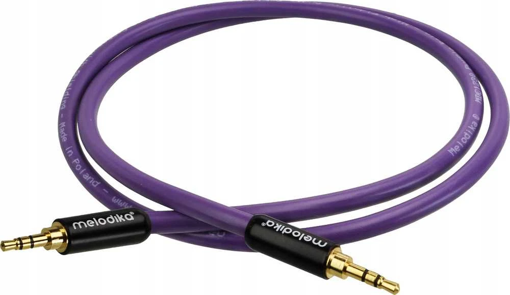 Kabelis Melodika Jack 3.5mm - Jack 3.5mm 8m violetinė (MELO-MDMJ80)