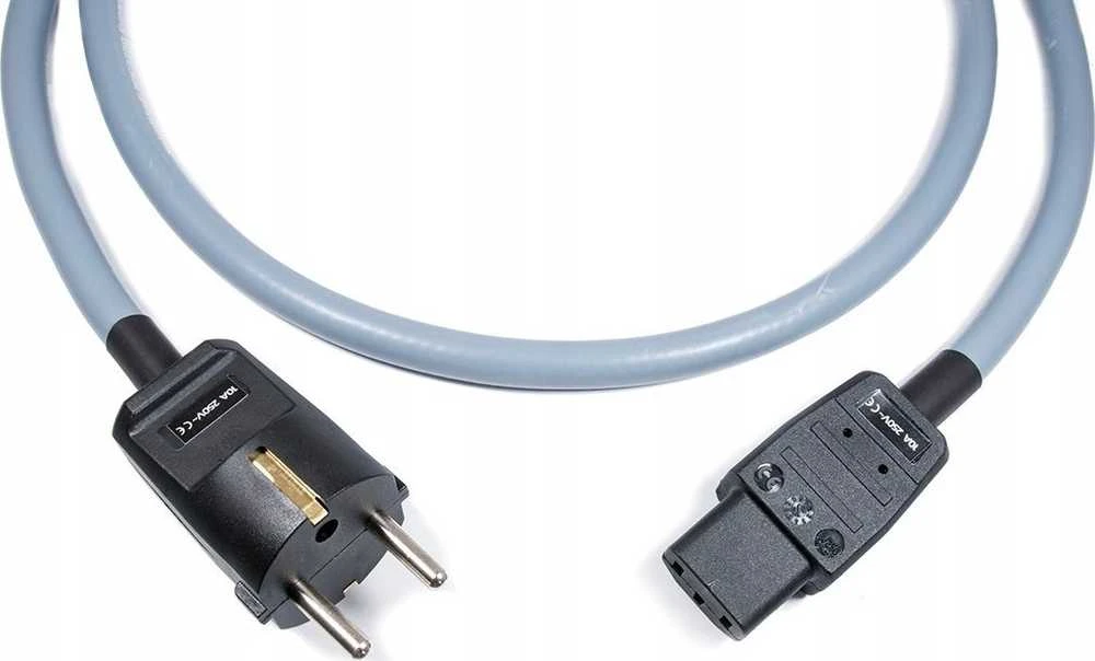 Maitinimo laidas Melodika Melodika MDP30G Maitinimo laidas su įžeminimu (tinklas) 3x2,5mm2 (Schuko-IEC C13) Gunmetal - 3m
