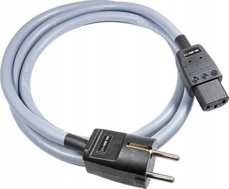 Maitinimo laidas Melodika Melodika MDP50G Maitinimo laidas su įžeminimu (tinklas) 3x2,5mm2 (Schuko-IEC C13) Gunmetal - 5m