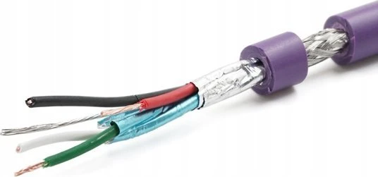 Melodika MDUAB10 violetinis USB 2.0 A-B tipo kabelis DAC, medicinos prietaisams ir braižytuvams - 1 m