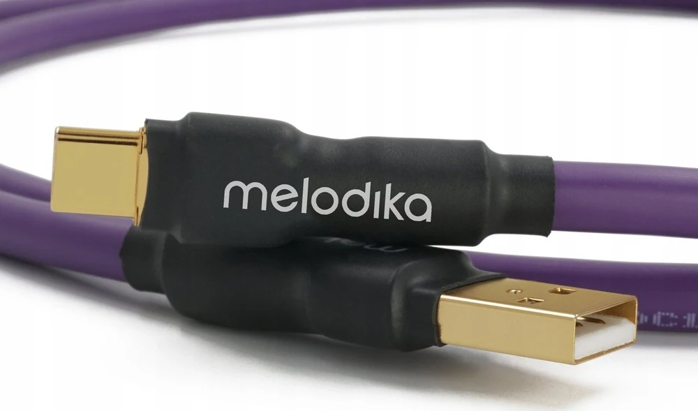 Melodika MDUAC20 violetinis USB tipo A-C kabelis medicinos prietaisų DAC - 2 m