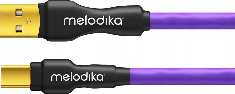 Melodika MDUAC20 violetinis USB tipo A-C kabelis medicinos prietaisų DAC - 2 m