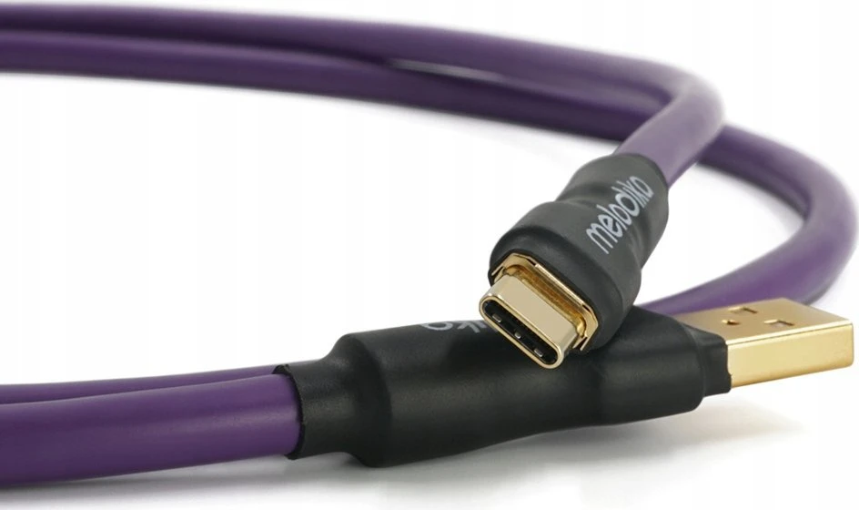 Melodika MDUAC20 violetinis USB tipo A-C kabelis medicinos prietaisų DAC - 2 m