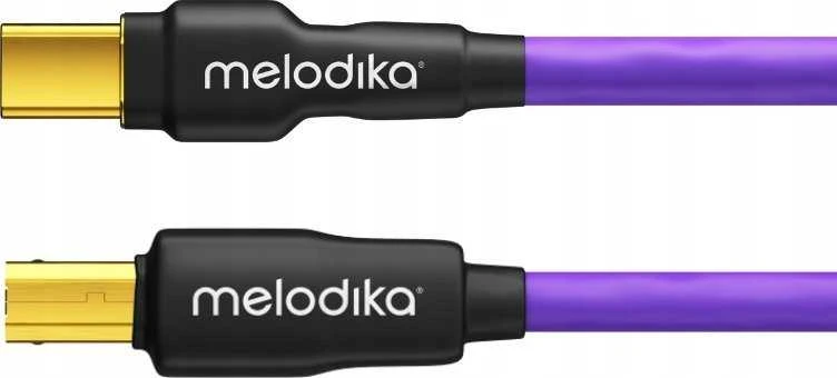 Melodika USB kabelis USB-C – USB-B 6 m Purpurinis (MELO-MDUCB60)