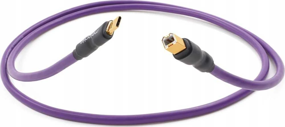 Melodika USB kabelis USB-C – USB-B 6 m Purpurinis (MELO-MDUCB60)