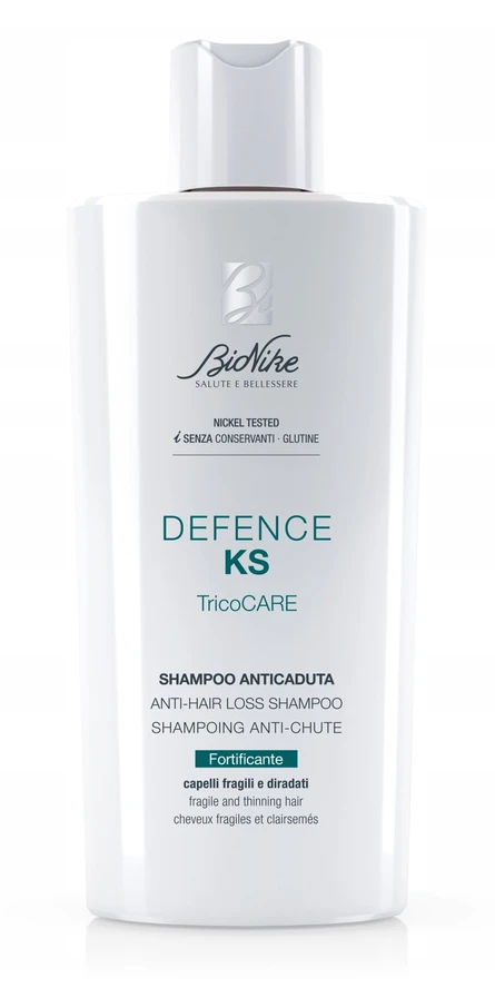 BioNike Defence Ks Hair stiprinantis ir maitinantis šampūnas, 200 ml