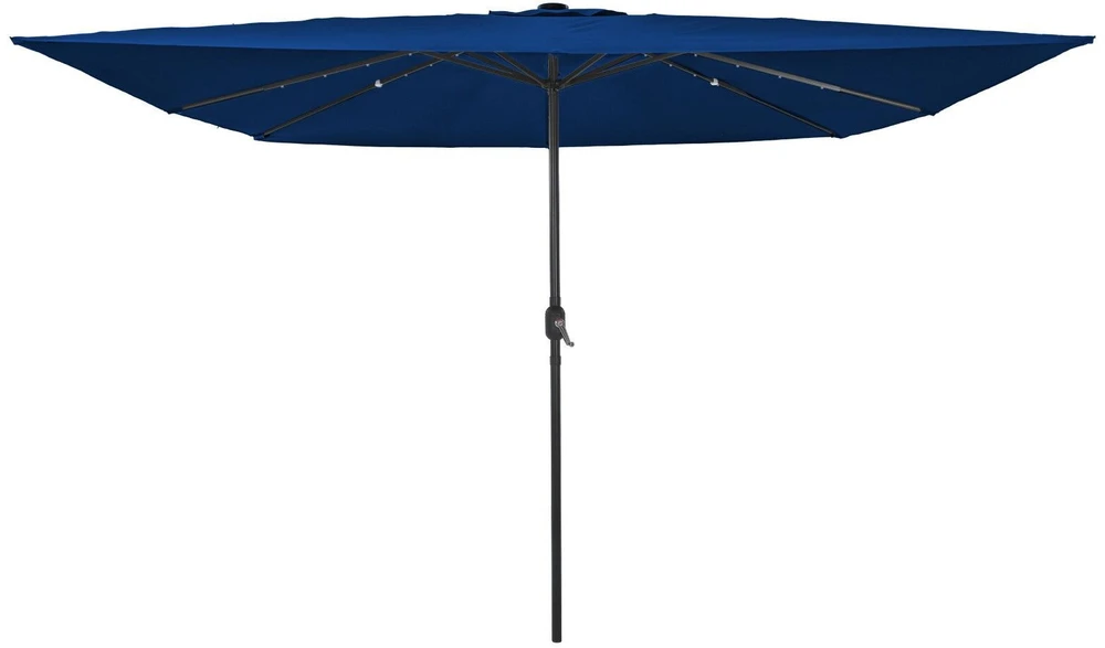 Sodo skėtis 295 x 295 x 245 cm Poliesteris ir plienas Azurblau