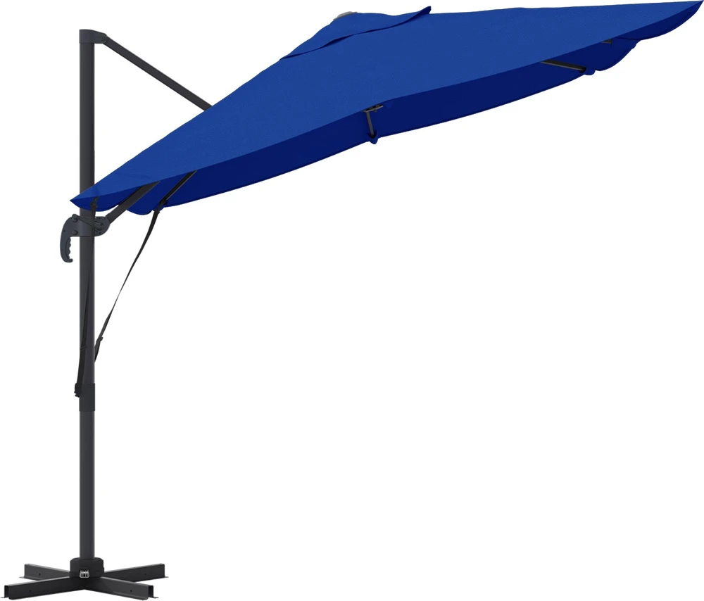 Skėtis nuo saulės 351 x 250 x 260 cm Poliesteris ir aliuminis