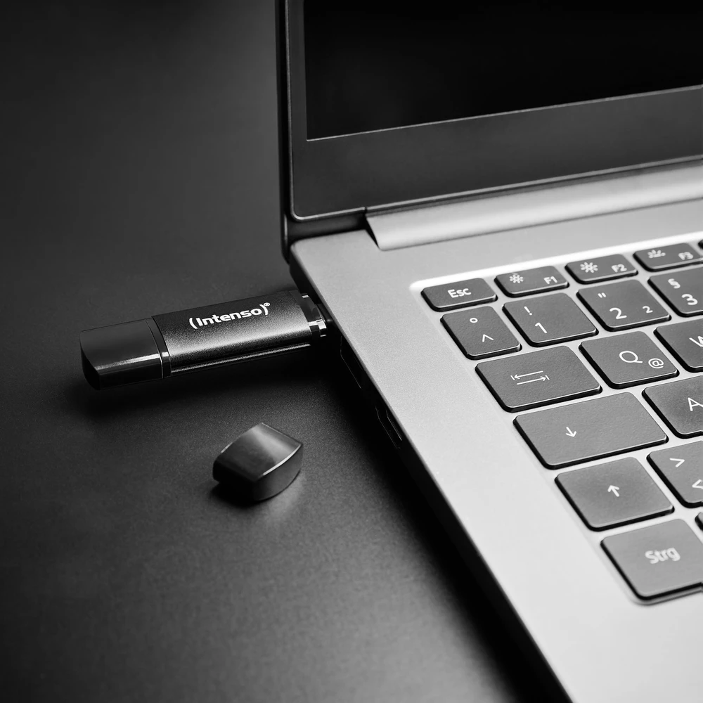 Intenso Flex Line 256 GB, USB-Stick - juodas, USB-C und USB-A