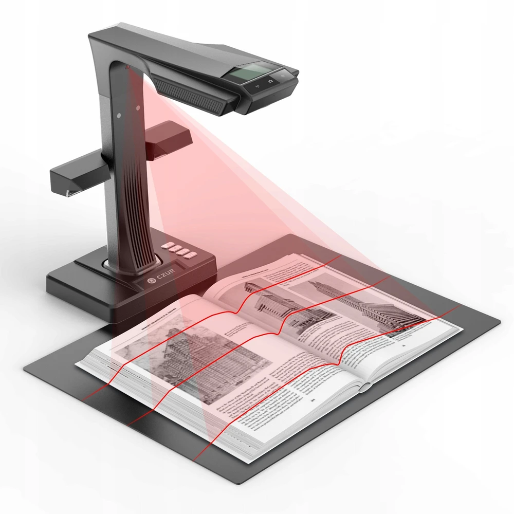 Skeneris Skaneris Memorysolution Bogscanner CZUR ET24 Pro – raiška 5696x4272
