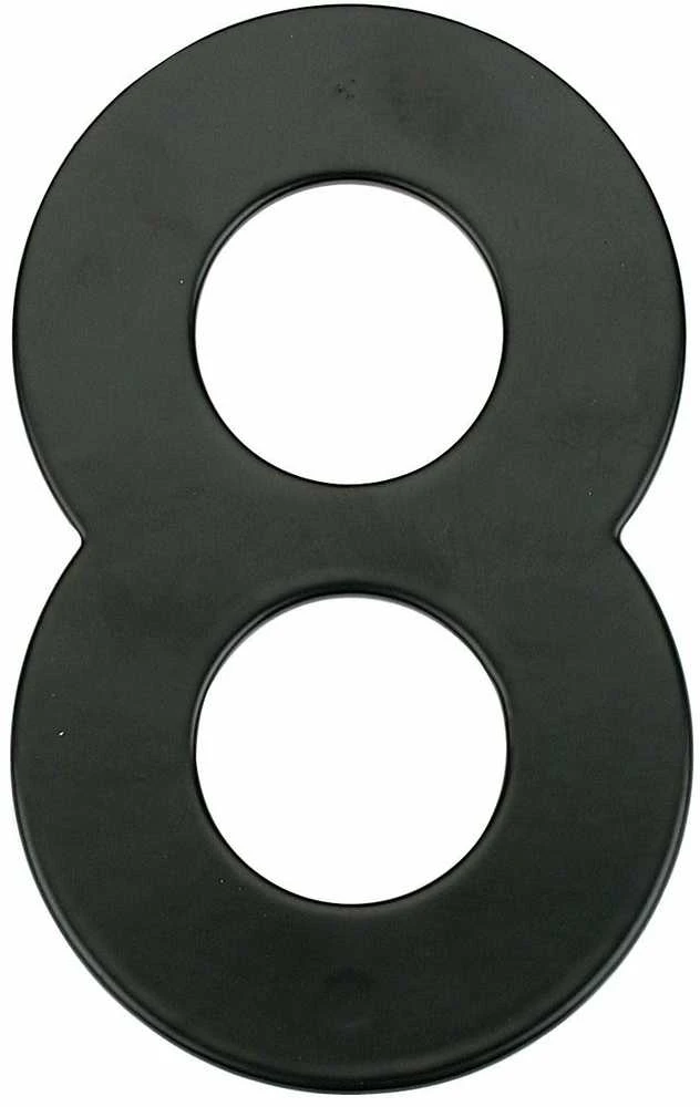 Haushalt Numeris "8", matinės juodos spalvos, 145 mm