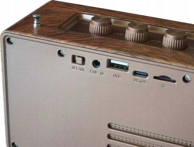 Memorysolution TIROSS Radijas RETRO su BT-USB grotuvu