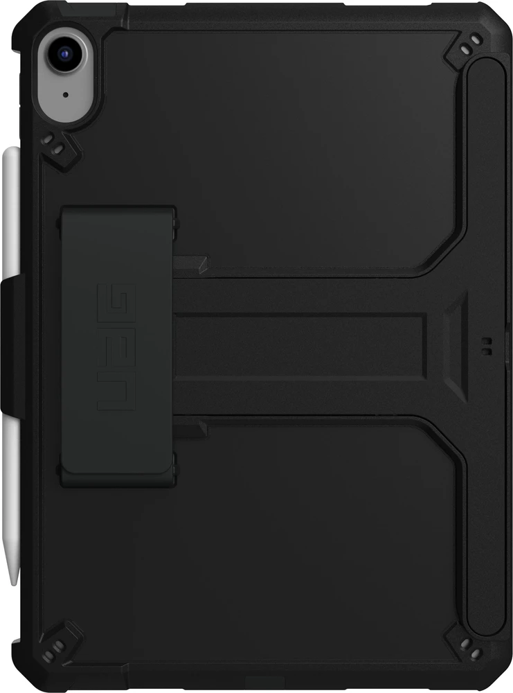 Urban Armor Gear UAG Scout su atrama ir dirželiu rankai, juodas - iPad 10,9" 2022/ 11" 2025, BULK