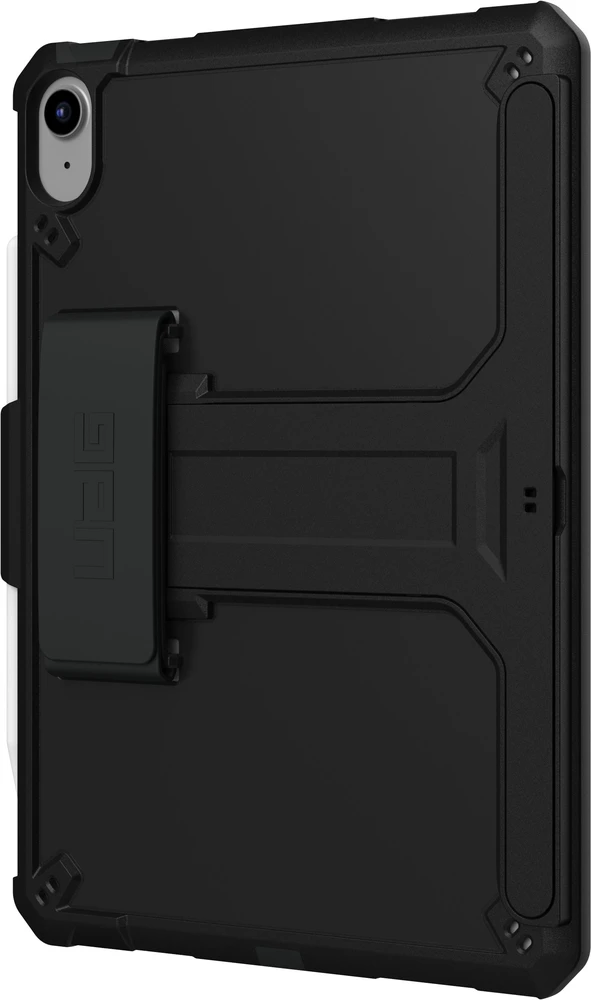 Urban Armor Gear UAG Scout su atrama ir dirželiu rankai, juodas - iPad 10,9" 2022/ 11" 2025, BULK