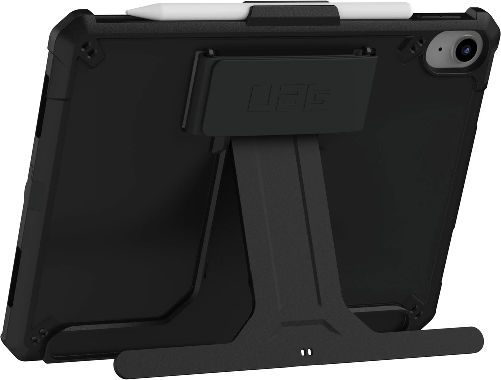 Urban Armor Gear UAG Scout su atrama ir dirželiu rankai, juodas - iPad 10,9" 2022/ 11" 2025, BULK