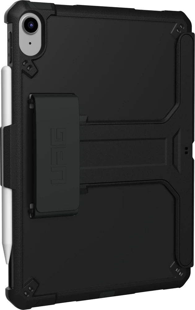 Urban Armor Gear UAG Scout su atrama ir dirželiu rankai, juodas - iPad 10,9" 2022/ 11" 2025, BULK