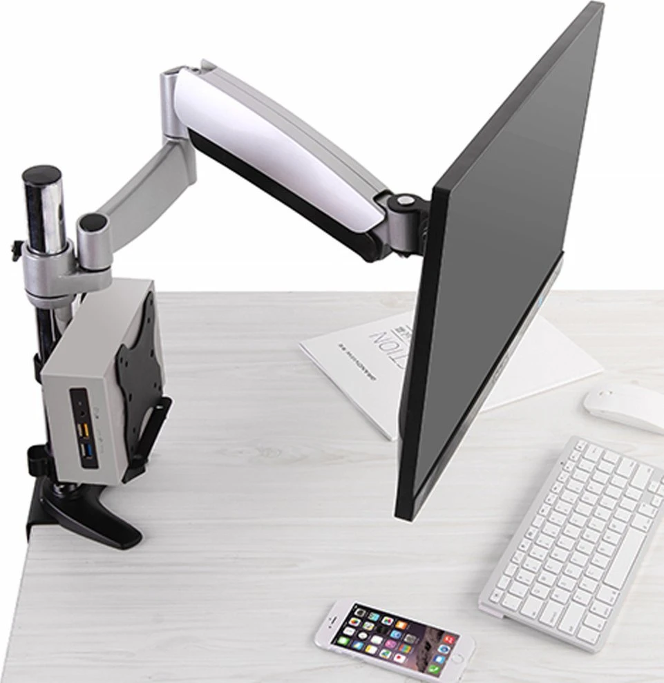Kompiuterio laikiklis Art LAIKIKLIS MINIPC/THIN CLIENT MONTAVIMUI PCM-03 (UŽ MONITORIAUS / PO STALU)