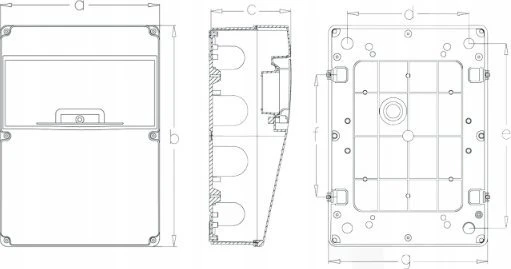 „Mennekes“ skirstomoji skydinė, tipas JASTARNIA, IP44, lizdas 1x32A/5P, 1x16A/5P, 2x230V RSJ-0112 - RSJ-0112