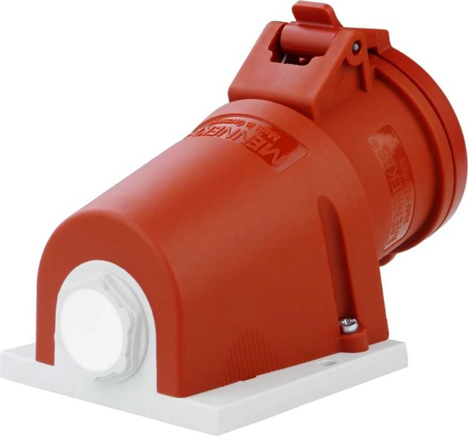 Mennekes Socket 32A 5P (3P+N+Z) 6h IP44 montuojamas ant paviršiaus TYP27008 Mennekes 7728