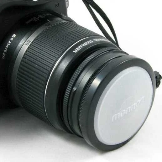 MENNON Wb objektyvo dangtelis, skirtas 55 mm baltos spalvos balanso objektyvui