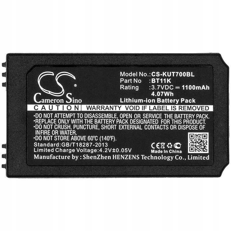 „Danfoss“ akumuliatorius / „Ikusi BT11K“ 3,7 V 1130 mAh IK2, „PUPITRE IK2“, „T70/2“, „T70 iKolntrol“, mini radijo imtuvas su valdymo svirtimi RMJ
