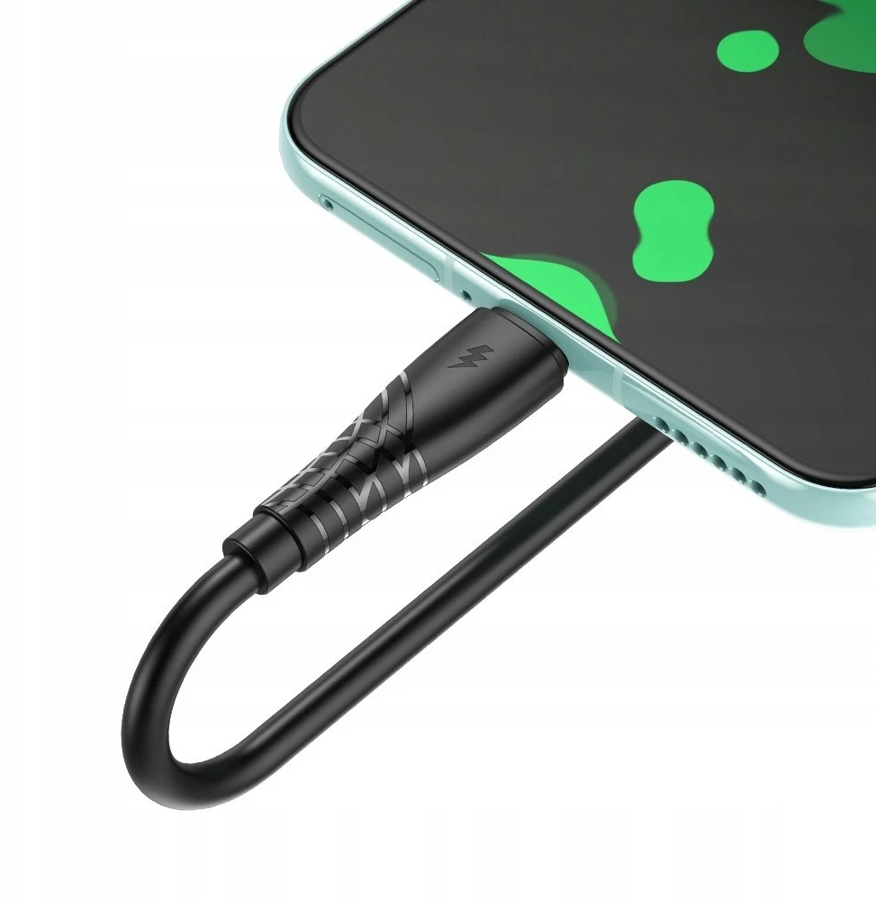 BWOO USB – USB-C laidas 1m 27W 3A juodas BO-X318C