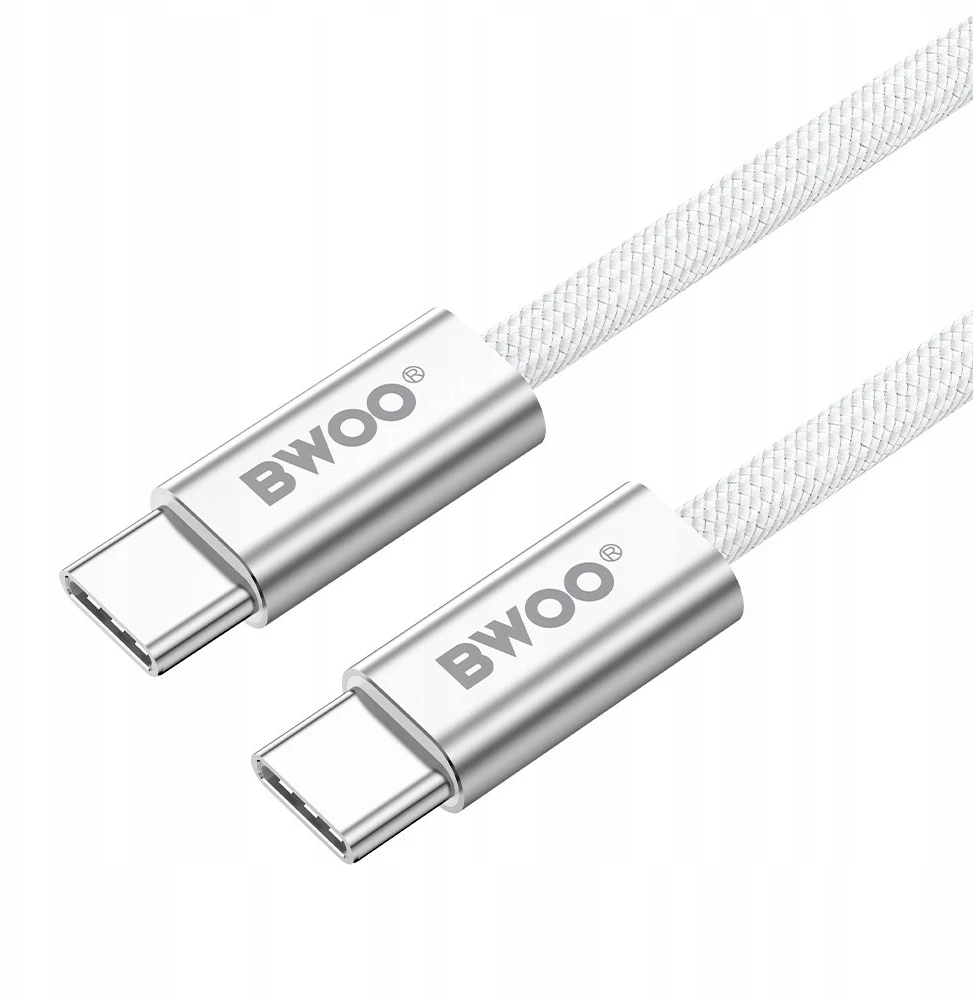 BWOO 240W pintas laidas USB-C – USB-C BO-X317C-C 1m baltas