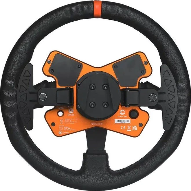 Simucube Tahko Lenkrad, Rund – 320 mm, oranžinis