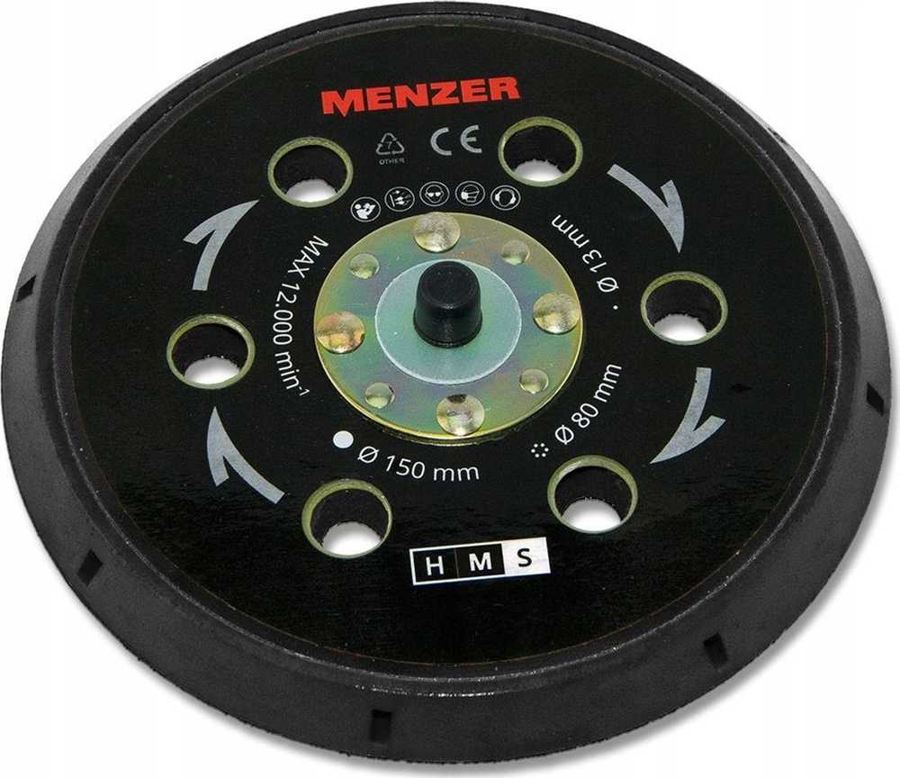 Menzer Kelių skylių šlifavimo diskas skirtas ETS 150 - SOFT