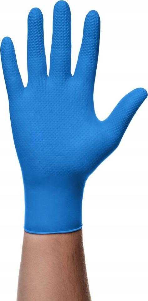 Mercator Medical Mercator GoGrip nitrilo pirštinės, mėlynos (50vnt.) - XL