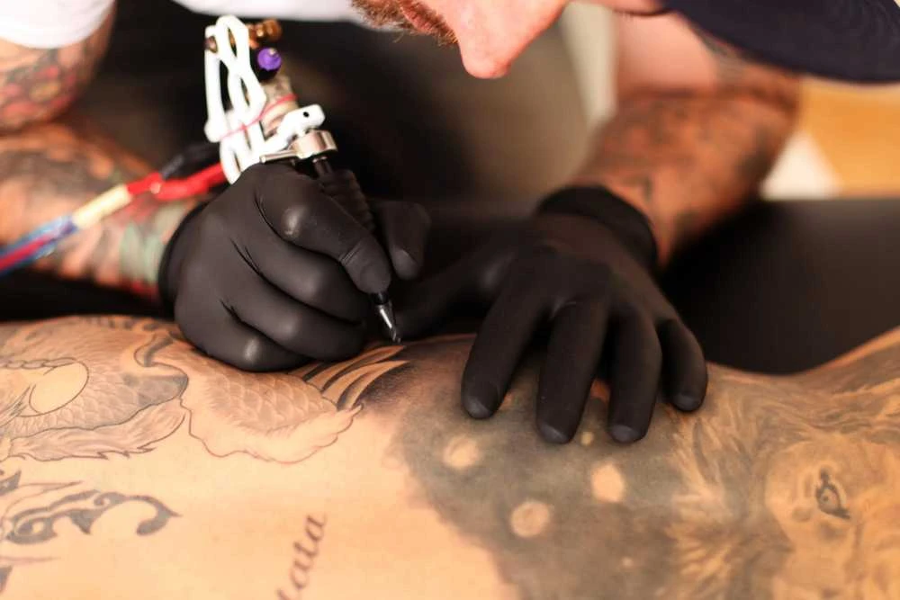 Beaphar Oem Juodos nitrilo pirštinės S - 100vnt