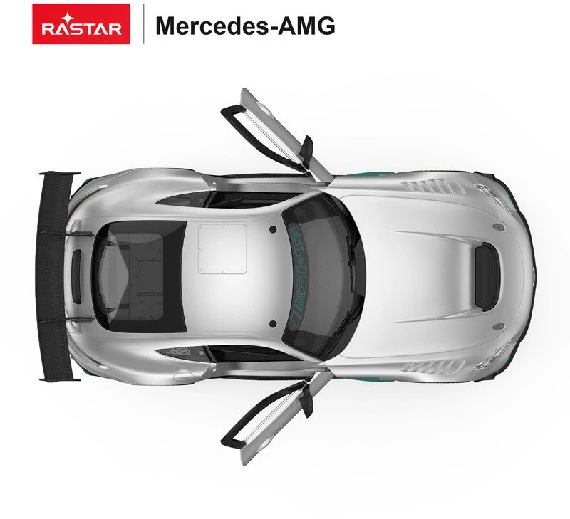 Nuotoliniu būdu valdomas automobilis Mercedes AMG GT2 R/C, mastelis 1:14, Rastar 10220